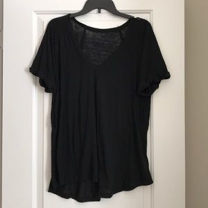 Free People Tee- Black